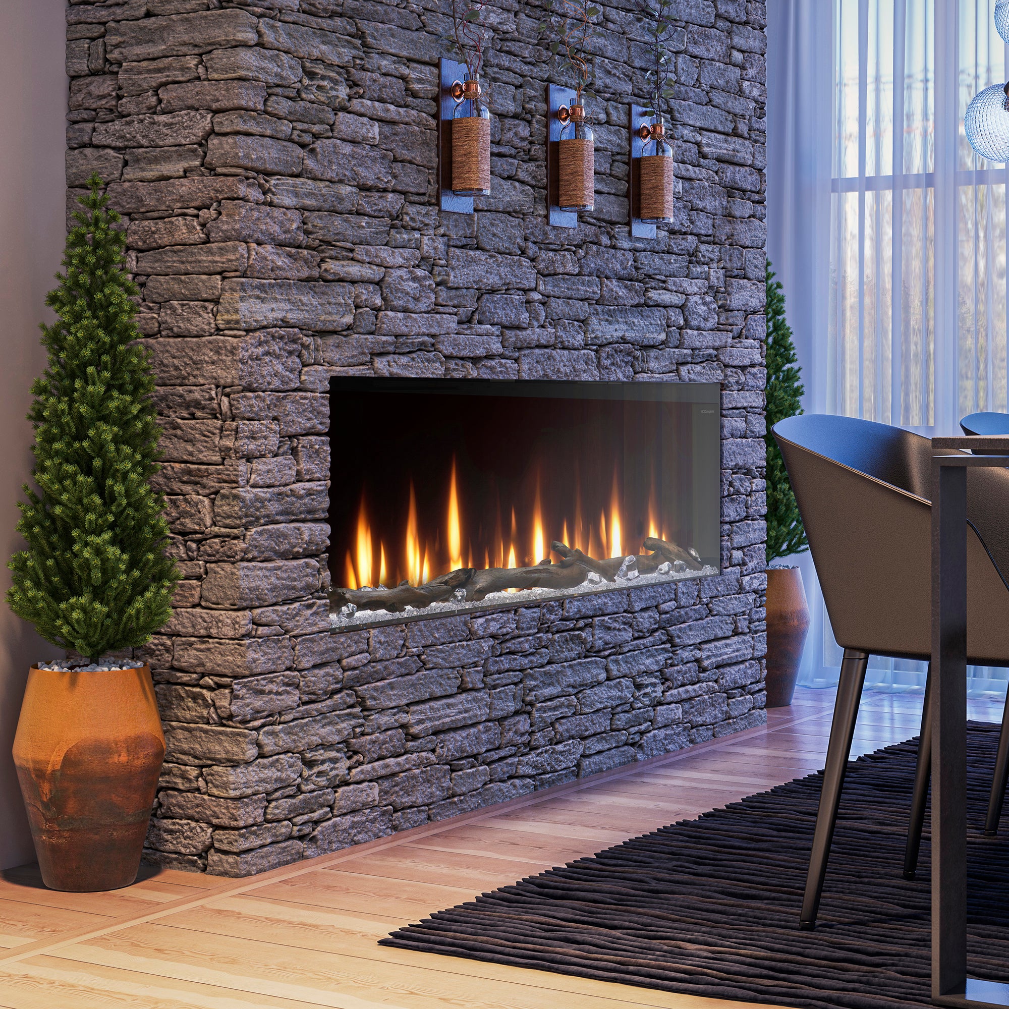 Dimplex lgnite Bold 60" Built-in Linear Electric Fireplace