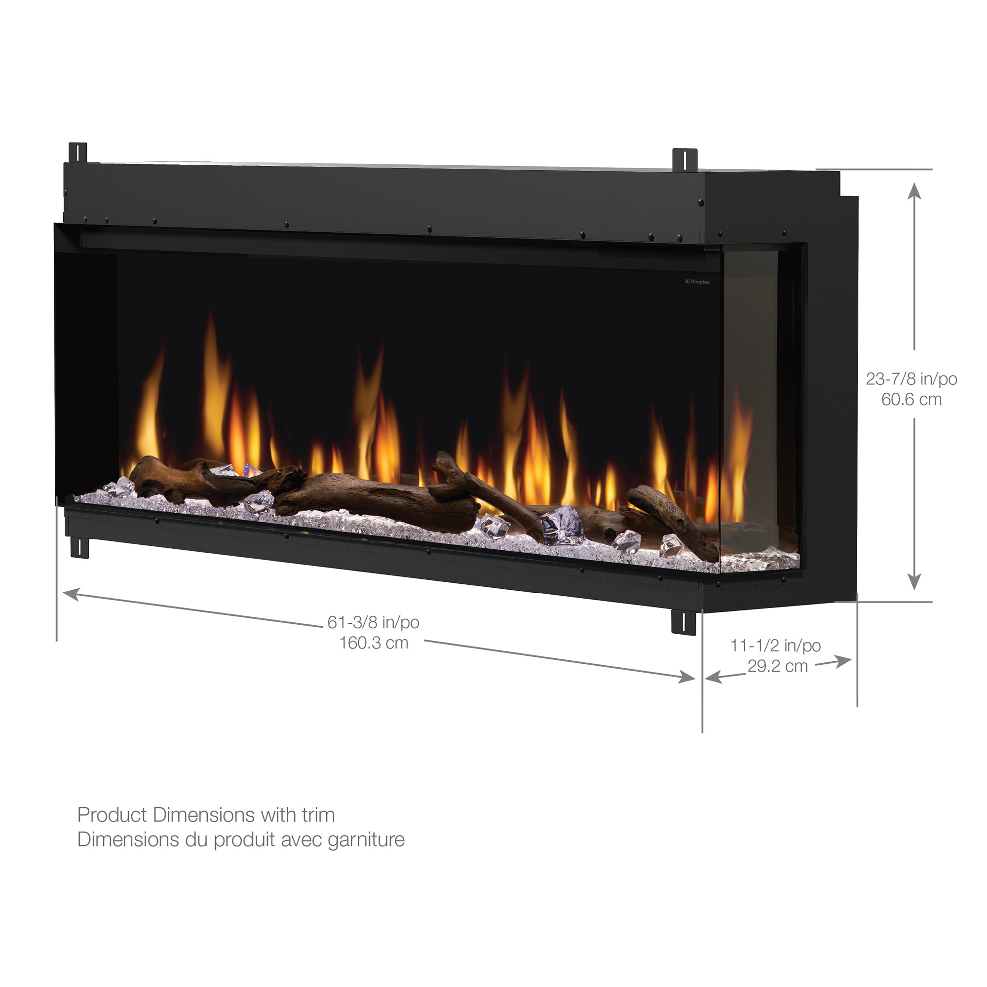 Dimplex lgnite Bold 60" Built-in Linear Electric Fireplace